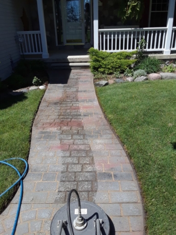 Power Wash walkway